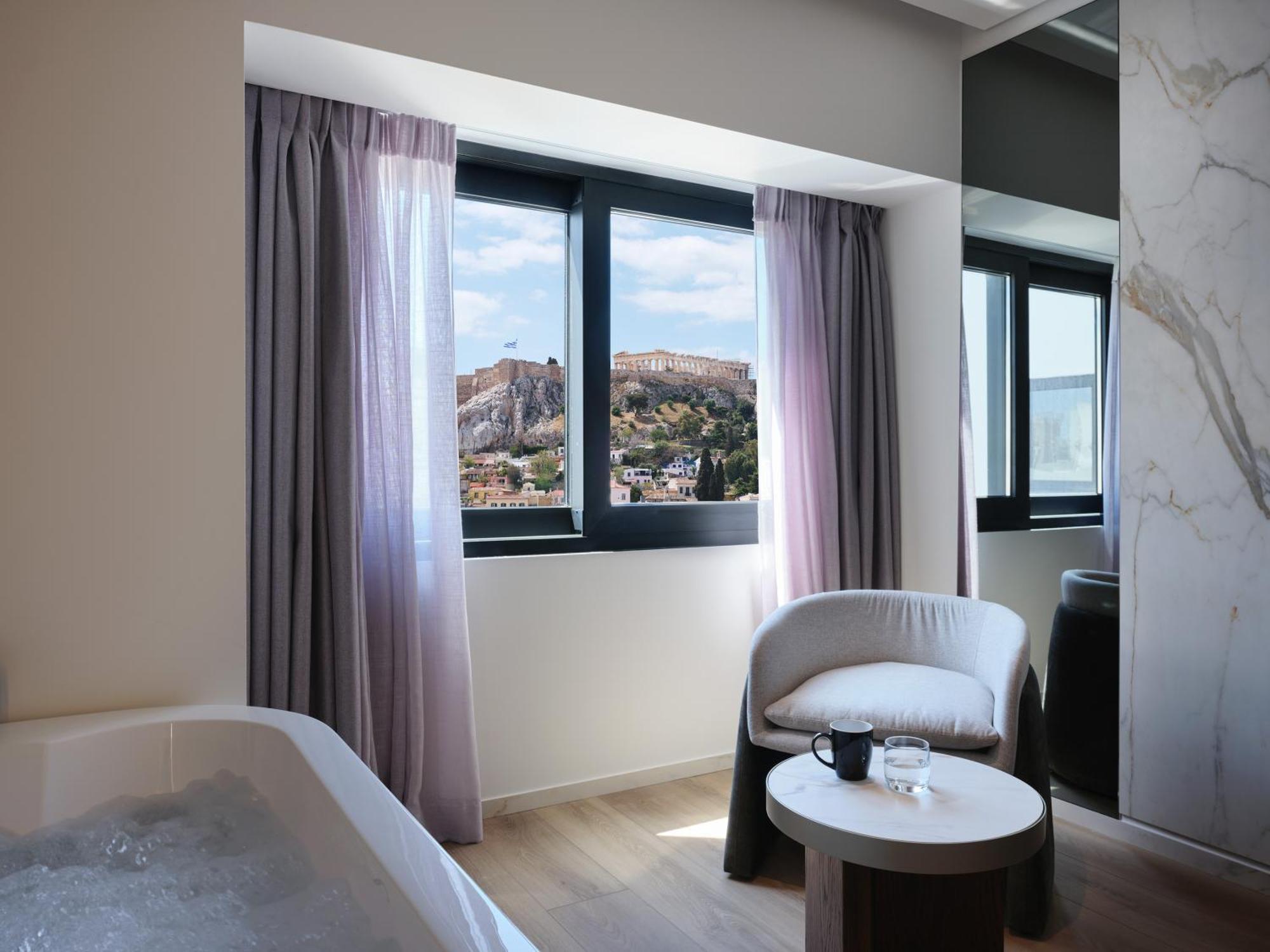Nur Edge Aparthotel - Acropolis Skyline Athén Kültér fotó